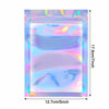 Picture of 100 Pieces Smell Proof Bags Holographic Packaging Bags Storage Bag for Food Storage(Holographic Color, 5 x 7 Inches)