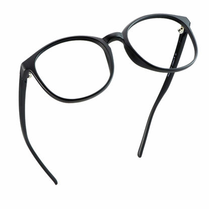 Picture of LifeArt Blue Light Blocking Glasses, Anti Eyestrain, Computer Reading Glasses, Gaming Glasses, TV Glasses for Women Men, Anti Glare (Black, 1.50 Magnification)