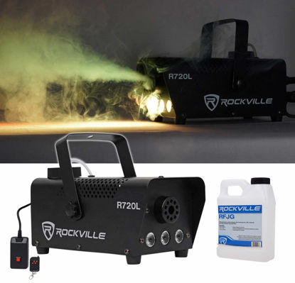 Picture of Rockville Fog/Smoke Machine w/Remote+Fluid+Multi Color LED Built in (R720L)