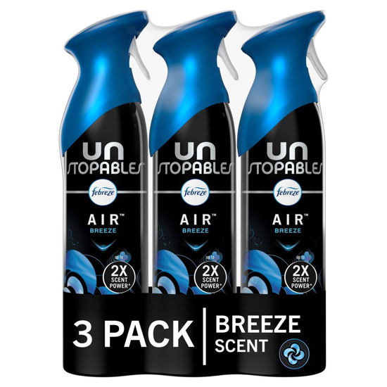 GetUSCart Febreze Air Freshener Spray, Unstopables Breeze Scent, Odor