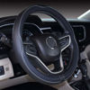 Picture of Mayco Bell Microfiber Leather Car Large Steering Wheel Cover (15.25''-16'', Black Gray)