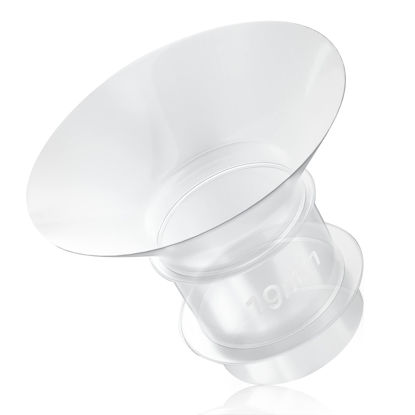 Picture of Momcozy Flange Insert 19mm Compatible with Momcozy S9/S12 Wearable Breastpump, Made by Momcozy, Wearable Breast Pump Shield/Flange Insert, Momcozy Pump S9/S12 Parts Replace,1Pc (19mm)