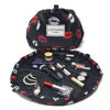 Picture of Lay-n-Go Cosmo Drawstring Cosmetic & Makeup Bag Organizer, Toiletry Bag for Travel, Gifts, and Daily Use, 20 inch, Lips (Black Inside)