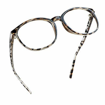 Picture of LifeArt Blue Light Blocking Glasses, Anti Eyestrain, Computer Reading Glasses, Gaming Glasses, TV Glasses for Women Men, Anti Glare (Leopard, 3.75 Magnification)