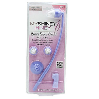 Picture of My Shiney Hiney Bristle Cleansing Brush Set (Soft, Lavender)