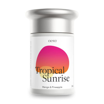 Picture of Aera Tropical Sunrise Home Fragrance Refill, Clean Formula with Notes of Mango and Pineapple- Works with Aera Diffusers