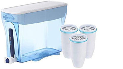 Picture of ZeroWater 23 Cup Ready-Pour Water Filter Pitcher with Meter & 3 Filters