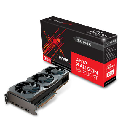 Picture of Sapphire 21323-01-20G AMD Radeon RX 7900 XT Gaming Graphics Card with 20GB GDDR6, AMD RDNA 3