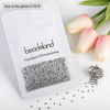 Picture of beadsland 1440pcs Flat Back Crystal Rhinestones Round Gems for Nail Art and Craft Glue Fix,Silver Hematite(SS10(2.7-2.8mm))