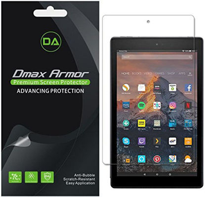 Picture of [3-Pack] Dmax Armor for All New Fire HD 10 Tablet 10.1 inch (9th and 7th Generation, 2019 and 2017 Release) Anti-Glare & Anti-Fingerprint Screen Protector