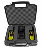 Picture of CASEMATIX Handheld Radio Case Compatible with 2 Motorola Talkabout Mh230r, Midland Lxt500vp3, BaoFeng Bff8hp Walkie Talkies and Accessories, Includes Case Only