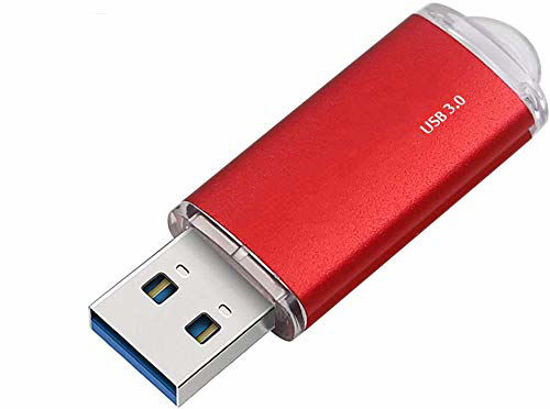 GetUSCart- USB Flash Drives 1TB 2TB 2.5TB, Memory Sticks USB Stick 2.0  Thumb Drives Pen Drive for pc Laptop Tablet mac car TV (2TB-A Red)