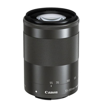 Picture of Canon EF-M 55-200mm f/4.5-6.3 Image Stabilization STM Lens (Black) International Version (No Warranty)
