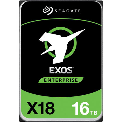 Picture of Seagate Exos X18 ST16000NM004JSP 16 TB Hard Drive - 3.5" Internal - SAS (12Gb/s SAS)