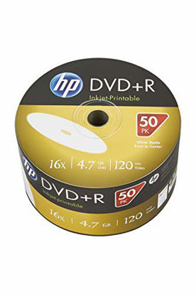 Picture of HP DVD+R IJ Print 16X 50PK Bulk 4.7GB