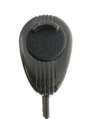 Picture of Pro Trucker Driver's Product DPR56 Black Rubber Dynamic Noise Cancelling 4-Pin CB Microphone