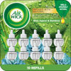 Picture of Air Wick Plug in Scented Oil Refill, 10ct, Blue Agave and Bamboo, Air Freshener, Essential Oils