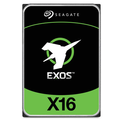 Picture of Seagate Exos X16 12TB Internal Hard Drive Enterprise HDD - CMR 3.5 Inch Hyperscale SATA 6Gb/s, 7200RPM, 512e/4Kn, 256MB Cache, Frustration Free Packaging (ST12000NM001G)
