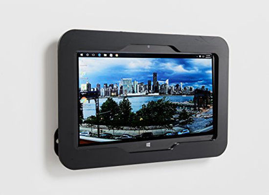 Picture of MS Surface Pro 4, Pro 2017 Security Anti-Theft Acrylic Enclosure Kit for Kiosk, POS, Store, Show Display (Black Wall Mount)