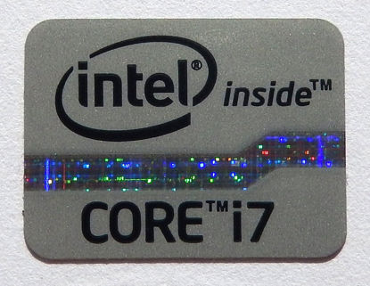 Picture of VATH Sticker Compatible With Core i7 Inside Silver Edition 15.5 x 21mm [827]