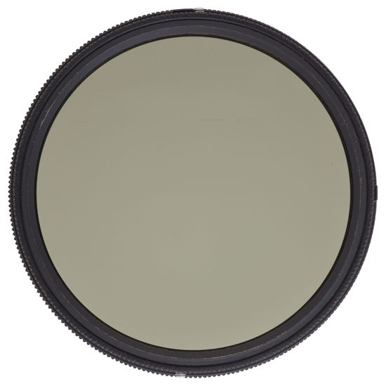 Picture of Heliopan 67mm Variable Gray Neutral Density Filter (706790) with Specialty Schott Glass in Floating Brass Ring