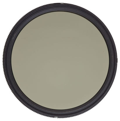 Picture of Heliopan 55mm Variable Gray Neutral Density Filter (705590) with Specialty Schott Glass in Floating Brass Ring