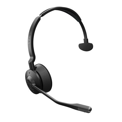 Picture of Jabra Engage 55 Mono Wireless Headset with Link 400 USB-C DECT Adapter - Noise-Cancelling Microphone, Extensive Range, Hearing Protection - MS Teams Certified, Works with All Other Platforms - Black