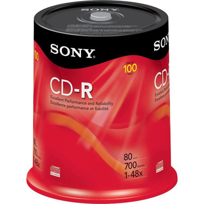 Picture of SON100CDQ80 - Sony Branded 700MB 48X CD-R