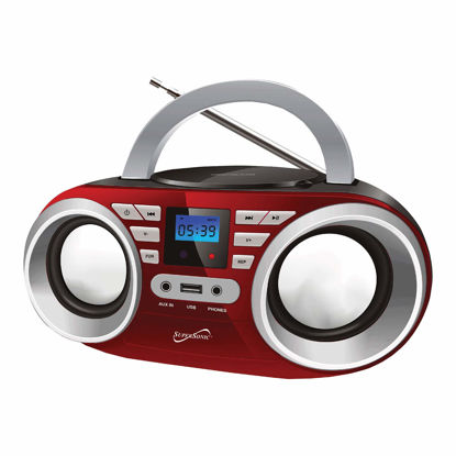 Picture of Supersonic SC-506-RED Portable Audio System (Red)