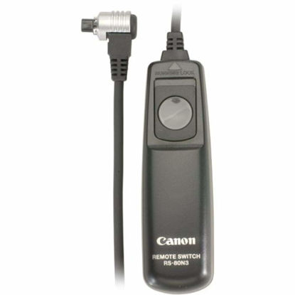 Picture of Canon RS-80N3 Remote Switch for EOS-1V/1VHS, EOS-3, EOS-D2000, D30, D60, 1D, 1Ds, EOS-1D Mark II,III, EOS-1Ds Mark II,III, EOS-10D, 20D, 30D,40D, 50D, 5D