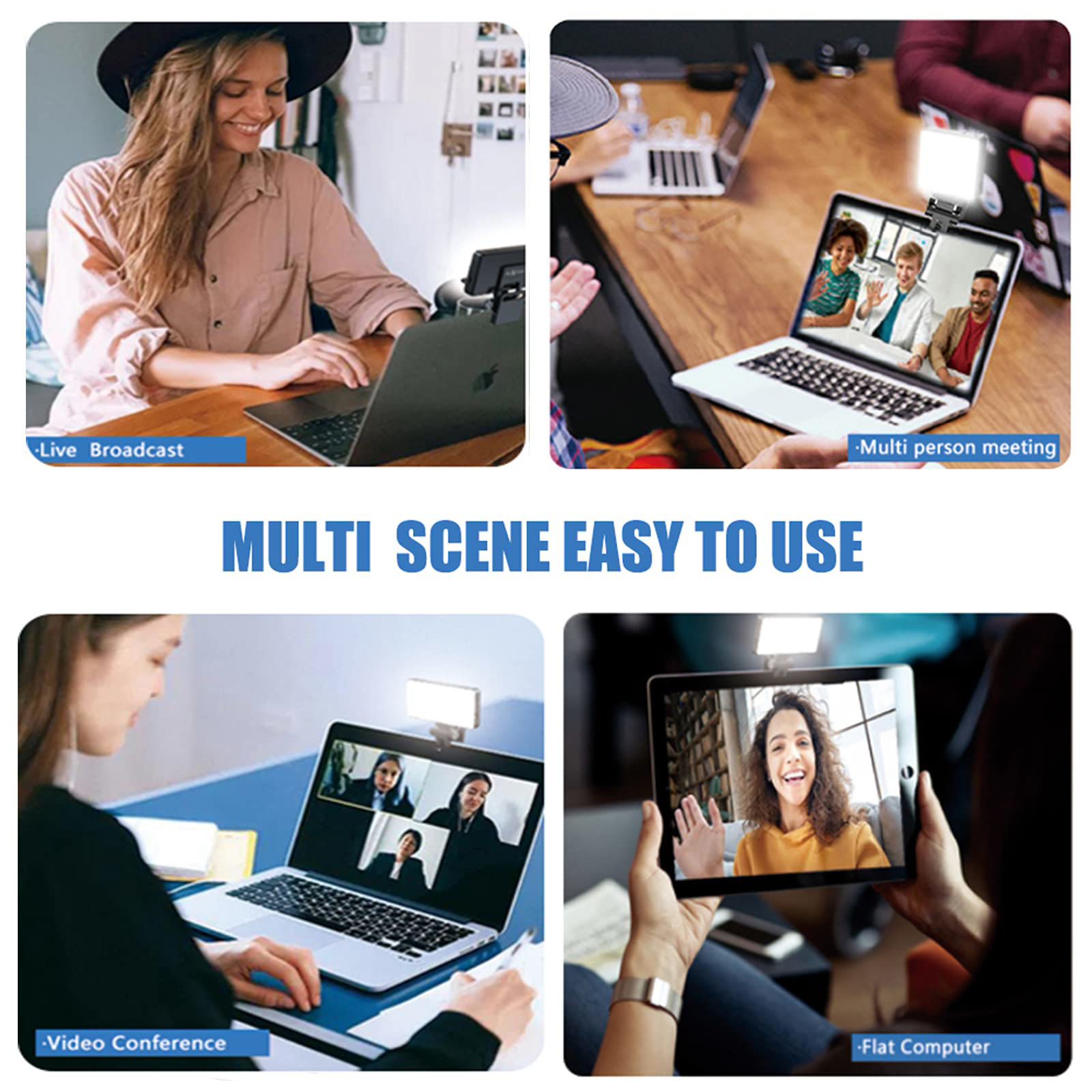 GetUSCart [Newest]Video Conference Lighting, Laptop Light for Zoom