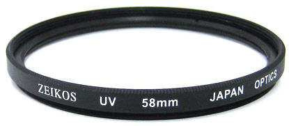 Picture of Zeikos 58mm UV Protection Multi-Coated Glass Filter