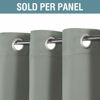 Picture of Light Blocking Curtain for Bedroom / Living Room, Energy Efficient Thermal Insulated Grommet Window Panel Blackout Curtains for Bedroom/Living Room, Light Sage, 52 by 63 inch Long, One Panel