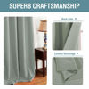 Picture of Light Blocking Curtain for Bedroom / Living Room, Energy Efficient Thermal Insulated Grommet Window Panel Blackout Curtains for Bedroom/Living Room, Light Sage, 52 by 63 inch Long, One Panel