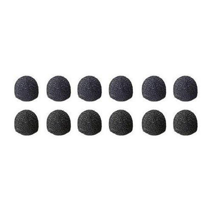 Picture of Sony ADC77B Urethane Windscreen Kit for ECM77 Microphone, Set of 12, Black
