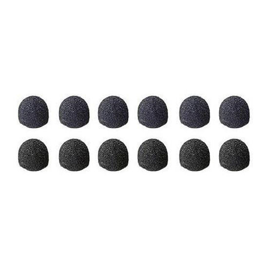 Picture of Sony ADC77B Urethane Windscreen Kit for ECM77 Microphone, Set of 12, Black