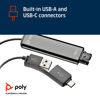 Picture of Poly - DA75 USB-A/USB-C digital adapter (Plantronics) - Works with Poly Call Center Quick Disconnect (QD) Headsets - Acoustic Hearing Protection -Works with Avaya, Genesys,&Cisco call center platforms