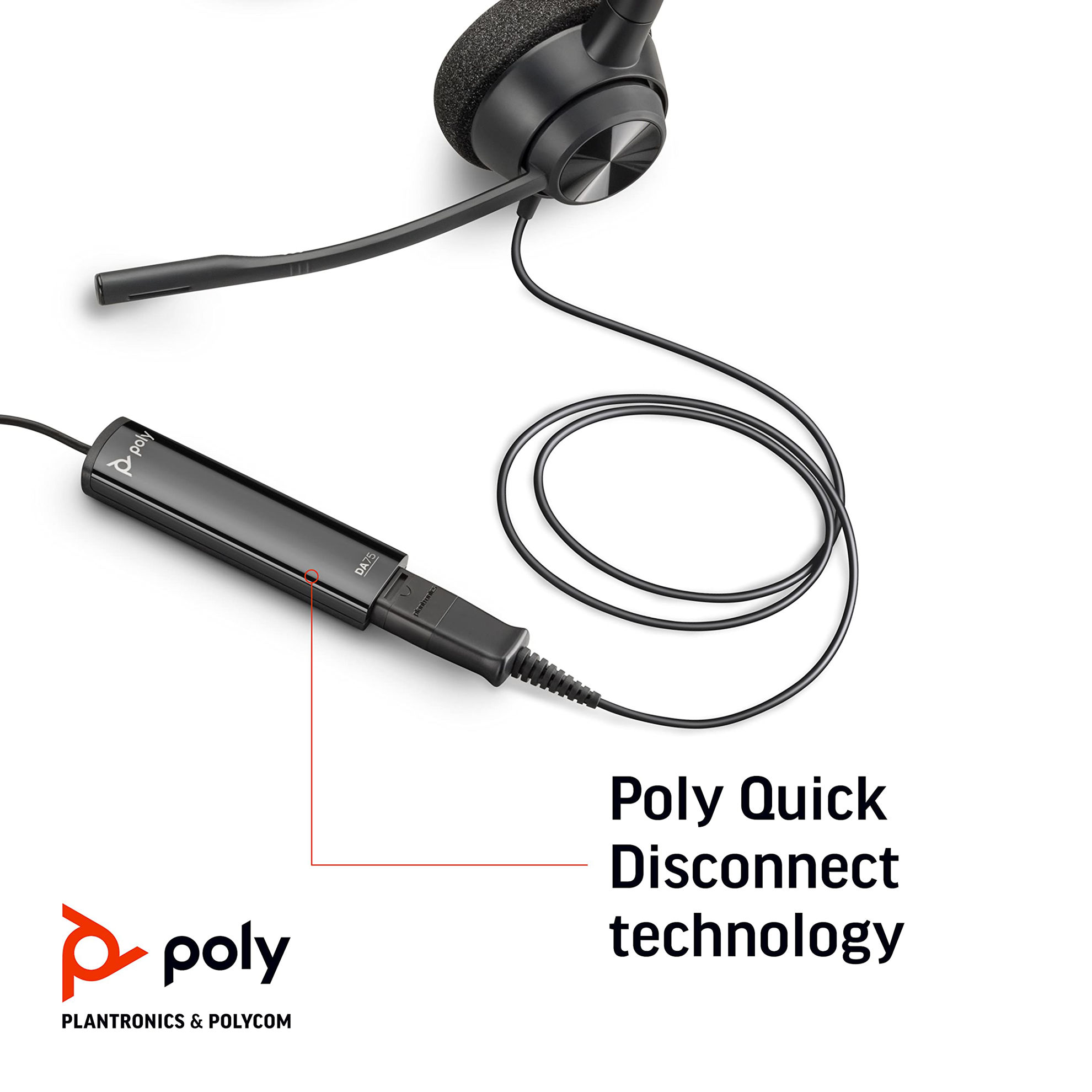 GetUSCart Poly DA75 USBA/USBC digital adapter (Plantronics