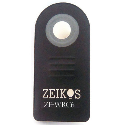 Picture of Zeikos ZE-WRC6 RC-6 Wireless Remote Control. Compatible with EOS Rebel SL1, T2i, T3i, T4i, T5i, T6i, T6s, and T7 & anon EOS 5D Mark II, 5D Mark III, 5D Mark IV, 5DS, 5DS R, 6D, 350D, 400D, 450D & 500D