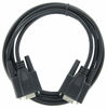 Picture of SF Cable, 6 ft DB9 M/F Serial Extension Cable RS232 Black Color