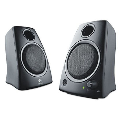 Picture of Logitech 980000417 Z130 Compact 2.0 Stereo Speakers, 3.5mm Jack, Black