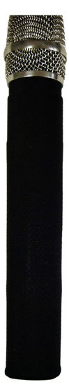 Picture of MicFx Basic Black 3 Pack Sleeves fits all standard major wireless mics. Washable, Super stretch fits firm. Made in USA. Microphone NOT included. Bedazzle and Personalize.