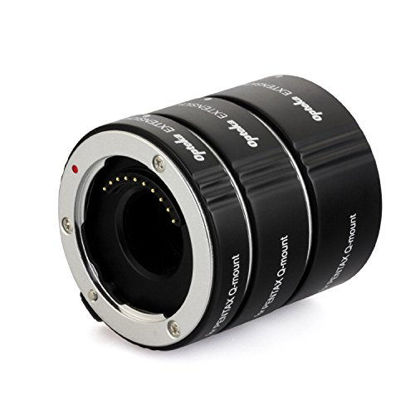 Picture of Opteka Auto Focus DG EX Macro Extension Tube Set for Pentax Q Series Mirrorless Cameras (Includes 10mm, 16mm, 21mm Tubes)