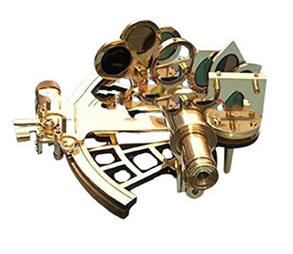 Picture of 10" Brass Astrolabe Sextant by Nauticalmart
