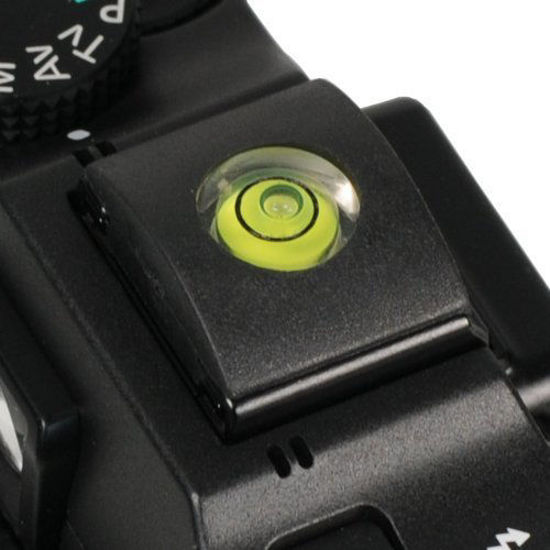 Picture of Foto&Tech 2-in-1 Hot Shoe Hotshoe Cover with Bubble Spirit Level Compatible with Panasonic Lumix DC-G9 DC-GH5, DMC-LX100 LX100S, FZ2500 (FZ2000) FZ1000 ZS50 FZ300 FZ200, LX7, GH4 GH3 G7 GX8 GM5