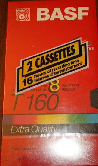 Lot De 7 Cassettes Vidéo VHS-C BASF High Grade Vierges (occasion)