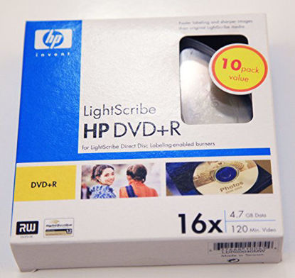 Picture of HP DVD+R Lightscribe 10pk
