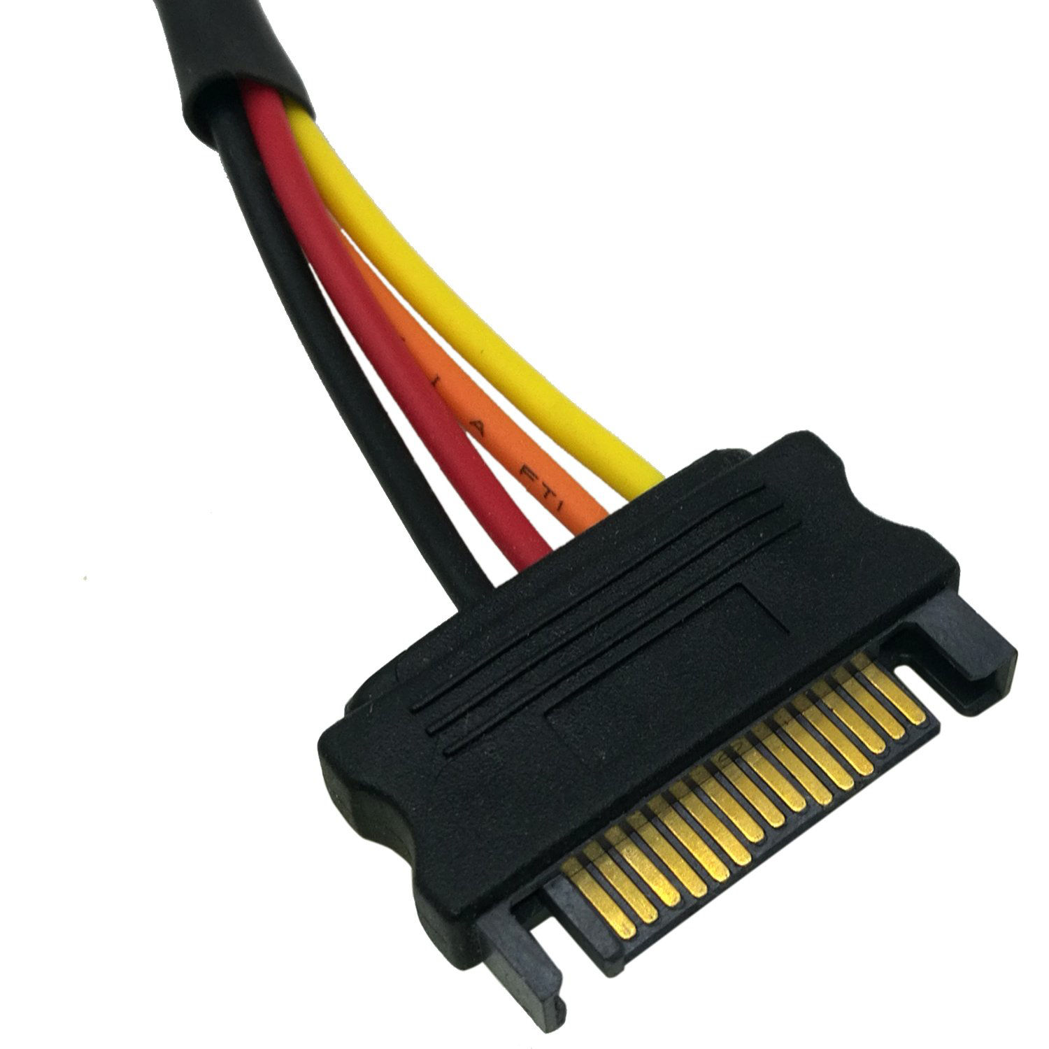 GetUSCart COMeap 15 Pin SATA Power Extension Long Cable Male to Female