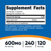 Picture of Nutricost Alpha Lipoic Acid 600mg, 240 Vegetarian Capsules - Gluten Free, Soy Free & Non-GMO, 120 Servings (3 Bottles)