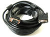 Picture of CableVantage VGA 50FT 15 PIN Blue SVGA Super VGA Monitor M/M Male to Male Cable Cord for PC TV Monitor Computer Black VGA Monitor Cable